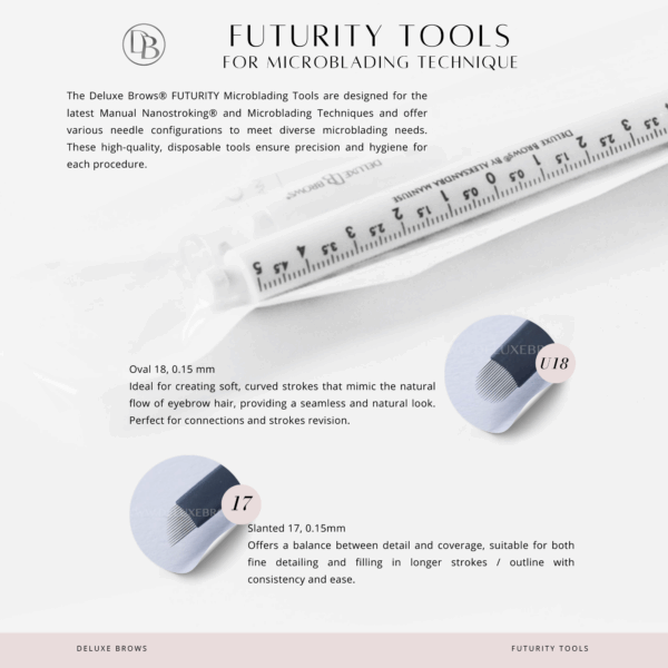 10 x Deluxe Brows® FUTURITY Microblading Tools - Image 2