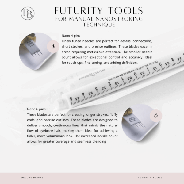 10 x Deluxe Brows® FUTURITY Microblading Tools - Image 3
