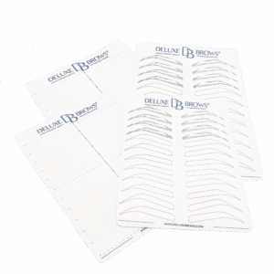 Deluxe Brows® Artificial Practice Skin/Latex with Templates