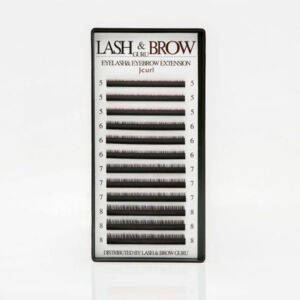 Eyelash and eyebrow extensions - brown