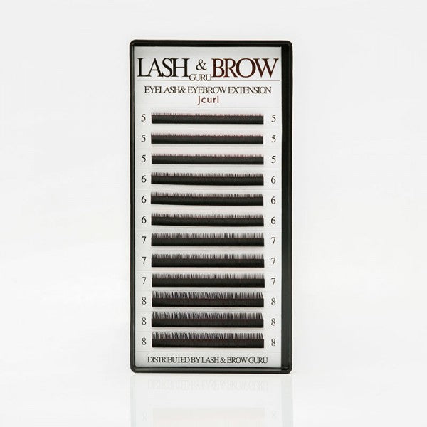 Eyelash and eyebrow extensions - brown